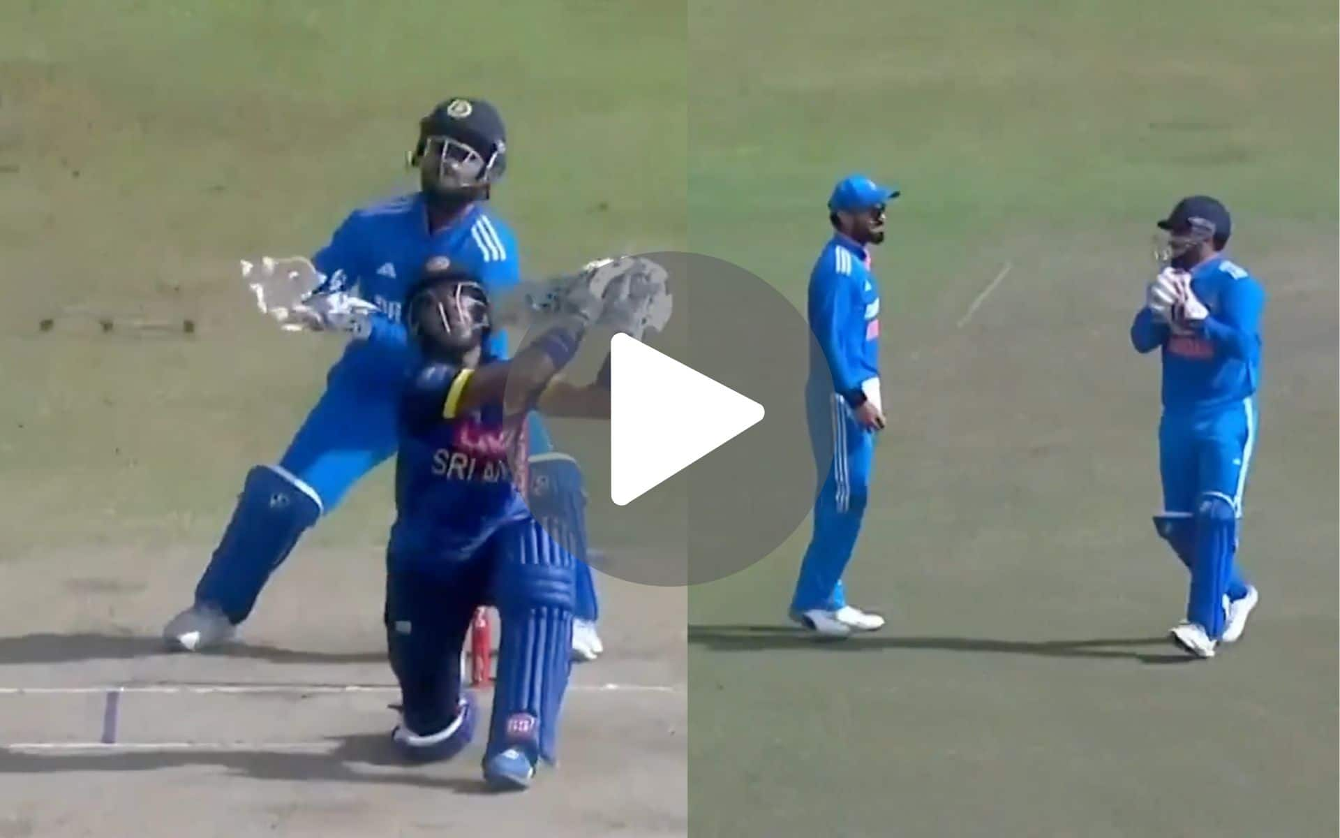 [Watch] Axar Patel Breaks Nissanka On 45; Pant Snatches A High Ball From Kohli